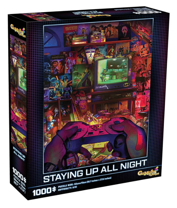 Staying Up All Night 1000pc puzzle